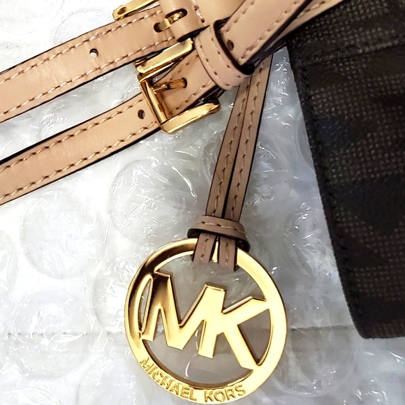 NWOT MICHAEL KORS Brown Jet Set Bag Style  #30S11TTT4B - Picture 5 of 15